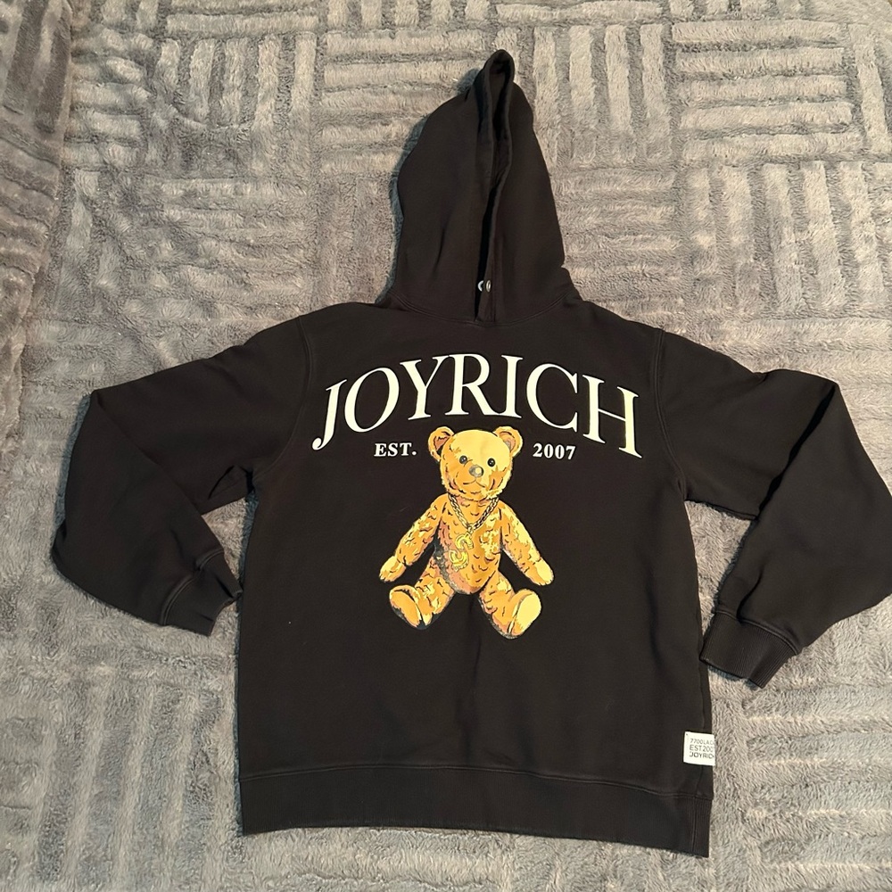 Joyrich Black Sweatshirt with Teddy Bear